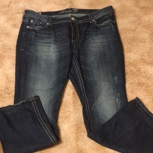 Womens Seven 7 Slim Boot Jeans. Size 22